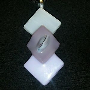 Fused glass pendant